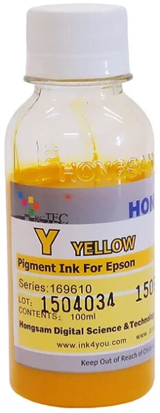 Чернила DCTec для Epson R2000 Pigment Yellow (Y) 100 ml