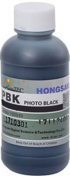 Чернила Hongsam DCtec для Epson L800/L805/L810/L850/L1800 Black 200мл