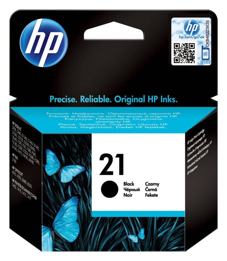 Картридж HP 21 Black для DeskJet F2180 C9351AE купить в интернет ...