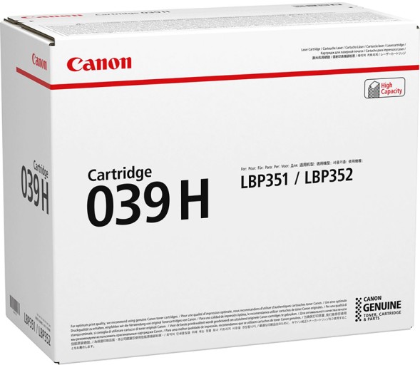 Картридж Canon 039H Black для i-SENSYS LBP351x/LBP352x 0288C001