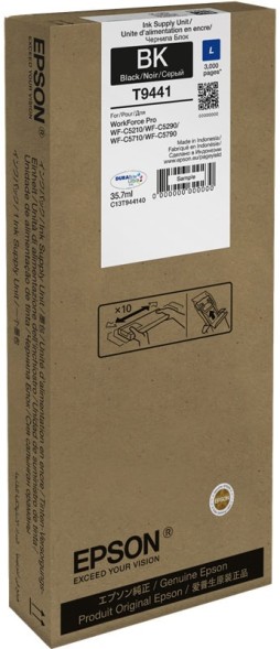 Контейнер с чернилами Epson DURABrite Ultra T9441 Black для WF-C5790DWF/WF-C5290DW C13T944140