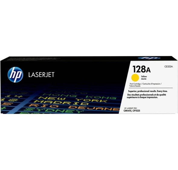 Картридж HP CE322A (128A) Yellow для Color LaserJet Pro CP1525/CM1415