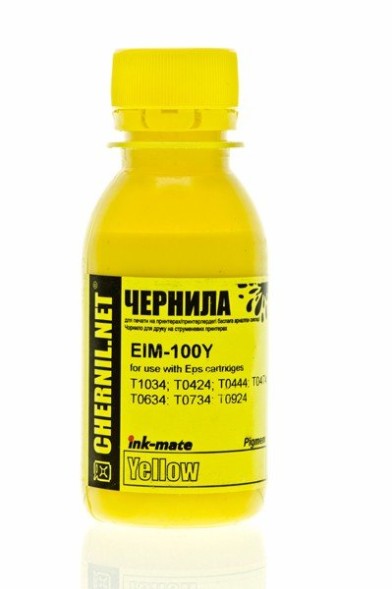 Чернила Inkmate EIM100Y для Epson Dura Brite Ultra YELLOW, 100 мл.