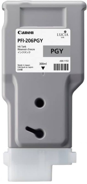 Картридж Canon Pigment Ink Tank PFI-206 Photo Gray для imagePROGRAF 6400/6400S/6400SE/6450 5313B001