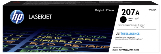Картридж HP W2210A (207A) Black для Color LaserJet Pro M283fdw/M255dw/M282nw
