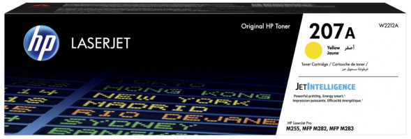 Картридж HP W2212A (207A) Yellow для Color LaserJet Pro M283fdw/M255dw/M282nw