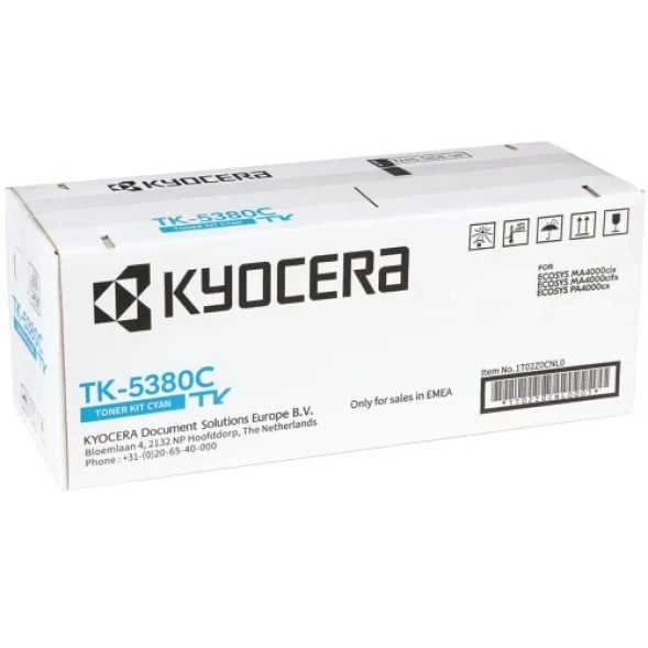 Тонер-картридж Kyocera TK-5380 Cyan для ECOSYS PA4000cx/MA4000cix/MA4000cifx 1T02Z0CNL0