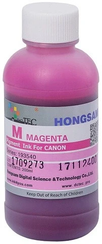 Чернила пигментные Hongsam DCTec Magenta для Canon imagePROGRAF TM-240/TM-340/TM-350/TM-355 200мл