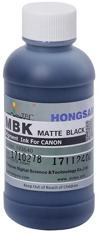 Чернила пигментные Hongsam DCTec Matte Black для Canon imagePROGRAF TM-240/TM-340/TM-350/TM-355 200мл