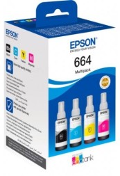 Комплект чернил Epson 664 для L120/L222/L132/L312 C13T66464A
