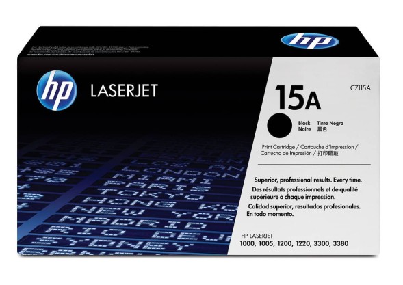 Картридж HP C7115A (15A) для LaserJet 1000/1005/1200/1220/3300/3380