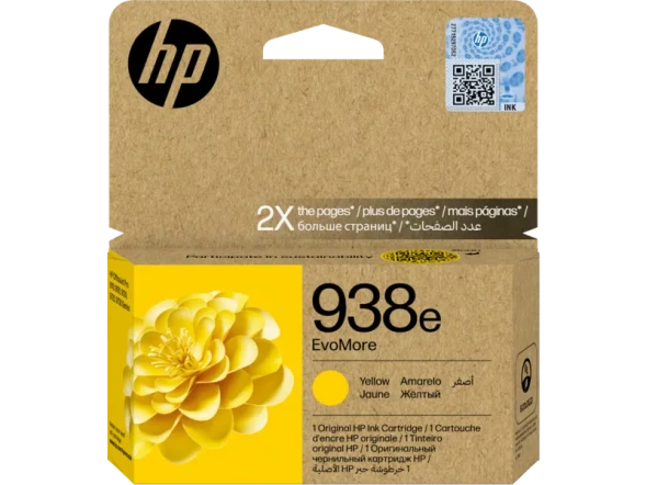 Картридж HP 938e Yellow для OfficeJet Pro 9730/9720 4S6Y1PE