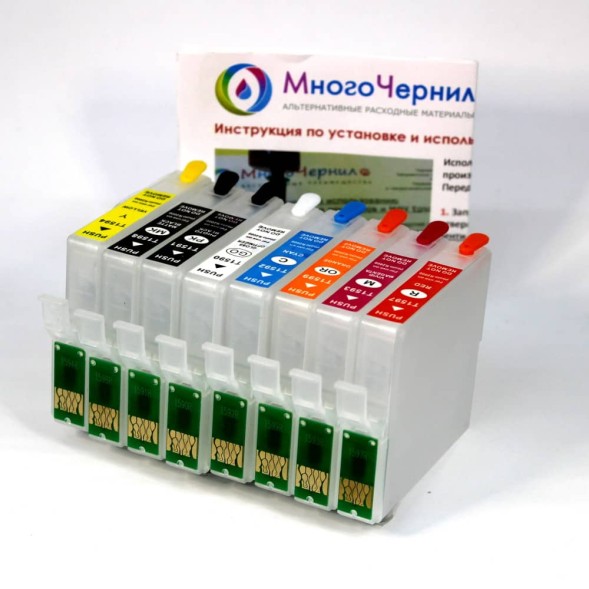 Перезаправляемые картриджи (ПЗК) для Epson Stylus Photo R2000
