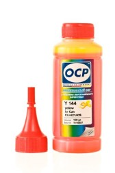 Чернила OCP Y144 YELLOW для Canon CLI-521, 100 gr.