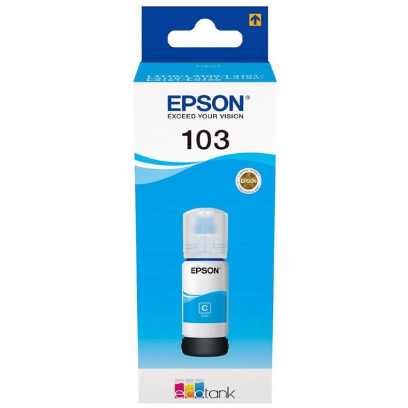 Чернила Epson 103 Cyan для L3100/L3101/L3110/L3150 C13T00S24A