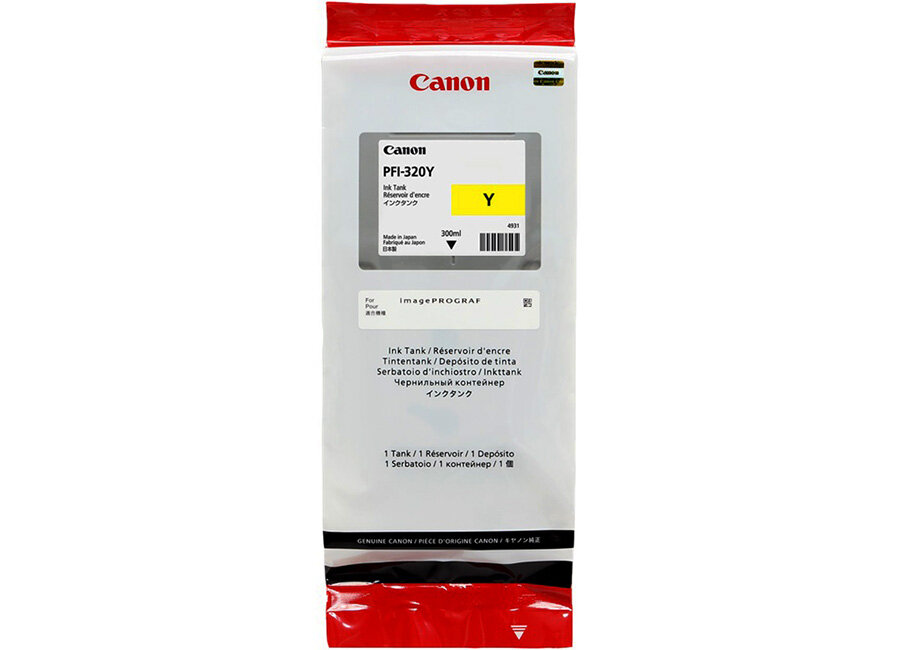 Картридж Canon PFI-320 Yellow для imagePROGRAF TM-200 2890C001 купить в  интернет-магазине