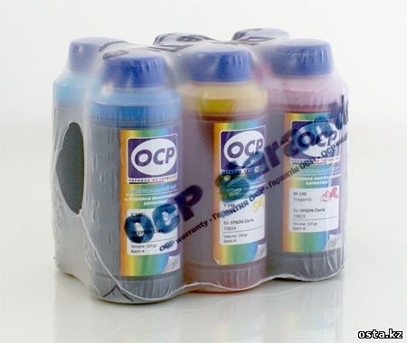 Комплект чернил OCP (BK 140, C/M/Y 140, ML/CL 141) для EPSON Claria, 100 gr x 6