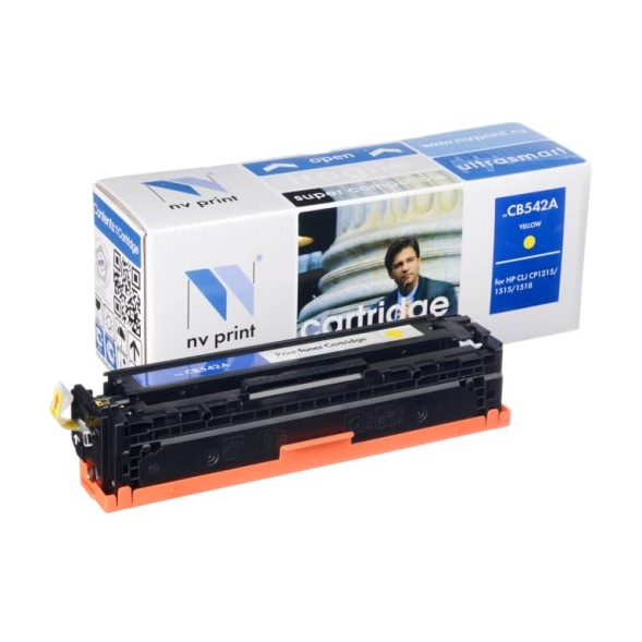 Картридж CB542A Yellow для HP Color LaserJet CP1215/CP1510/CP1515/CP1518/CM1300 совместимый