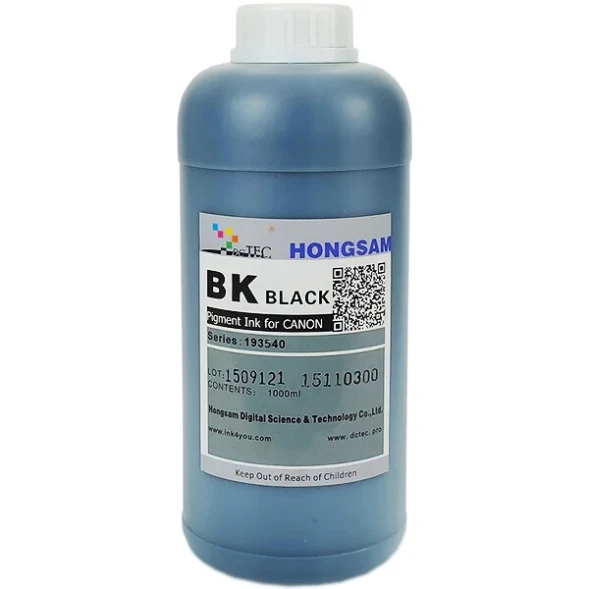 Чернила пигментные Hongsam DCTec Photo Black для Canon imagePROGRAF PRO-4600/6600 1000мл