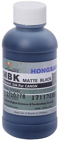Чернила пигментные Hongsam DCTec Matte Black для Canon imagePROGRAF TM-200/TM-300/TM-305 200мл