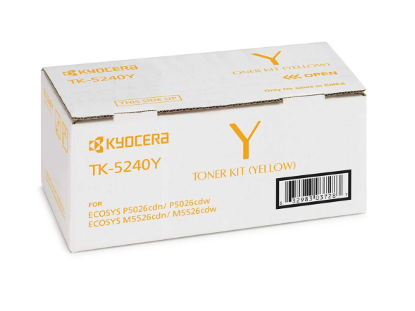 Тонер-картридж Kyocera TK-5240 Yellow для P5026cdn/cdw/M5526cdn/cdw 1T02R7ANL0