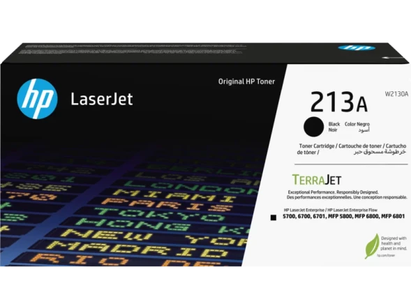 Картридж HP W2130A 213A Black для HP LaserJet Enterprise SFP 5700/6700 MFP 5800/6800