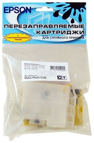 ПЗК перезаправляемые картриджи для EPSON photo 2100/2200 (034140-034840) x8