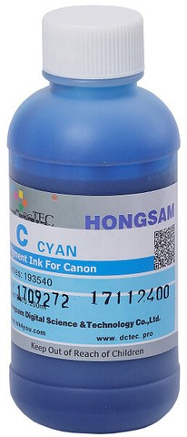 Чернила пигментные Hongsam DCTec Cyan для Canon imagePROGRAF TM-200/TM-300/TM-305 200мл