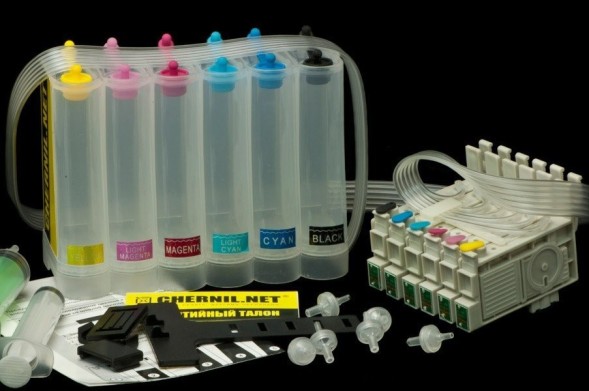 СНПЧ для Epson Stylus Photo R200/R220/R300/R320/R340 RX500/RX600/RX620