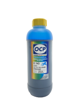 Чернила водорастворимые OCP C143 Cyan для HP DesignJet T120/T520/T125/T525/T530/T230/T630 1000мл