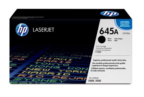 Картридж HP C9730A (645A) Black для Color LaserJet 5500/5550