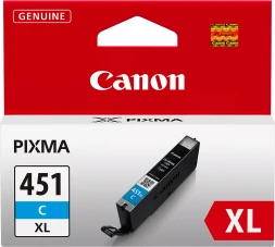 Картридж Canon CLI-451XL Cyan для PIXMA iP7240/iP8740/iX6840 6473B001
