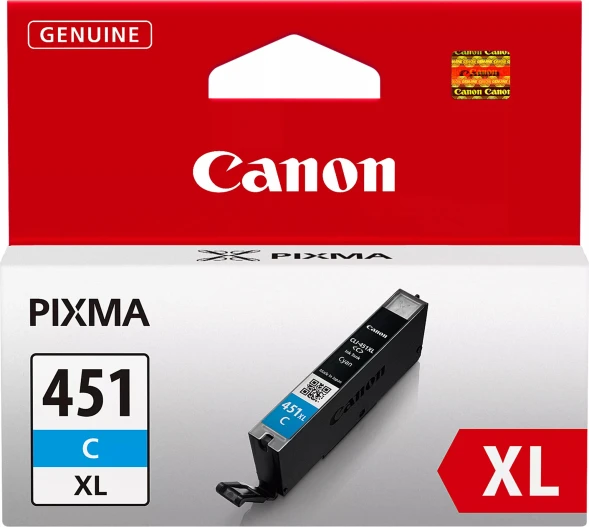 Картридж Canon CLI-451XL Cyan для PIXMA iP7240/iP8740/iX6840 6473B001