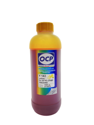 Чернила водорастворимые OCP Y143 Yellow для HP DesignJet T120/T520/T125/T525/T530/T230/T630 1000мл