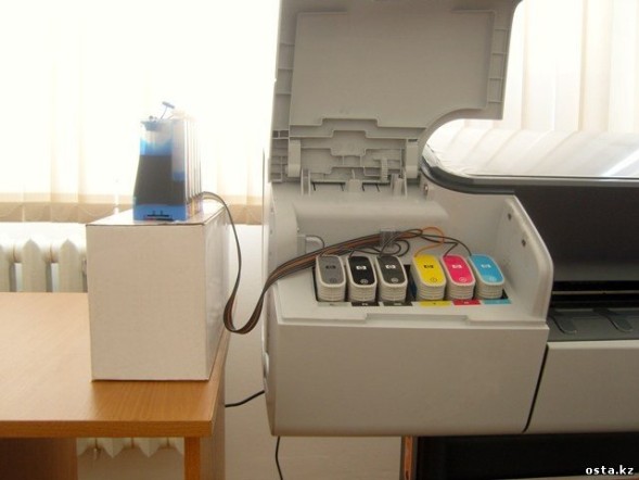 СНПЧ HP T790/T1100 (6 Color) с комплектом чернил 6 х 200 мл