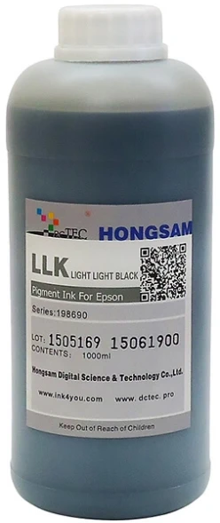 Чернила DCTec для Epson 7900 Dye Light Light Black (LLK) 1000 ml