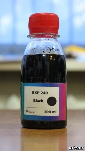 Чернила OCP BKP249 для HP, пигментные BLACK, 100 мл.