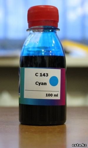 Чернила водорастворимые OCP C143 Cyan для HP DesignJet T120/T520/T125/T525/T530/T230/T630 100мл