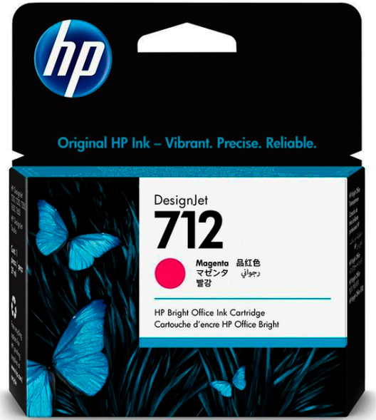 Картридж HP 712 Magenta для DesignJet Т230/T250/T630/T650 3ED68A
