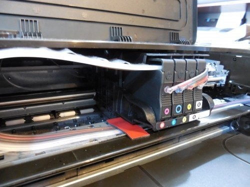 СНПЧ HP7110 с чернилами и установкой