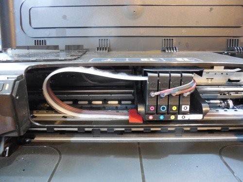 СНПЧ HP7110 с чернилами и установкой