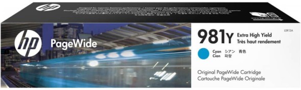 Картридж HP 981Y Cyan для PageWide Enterprise Color 556/586 L0R13A