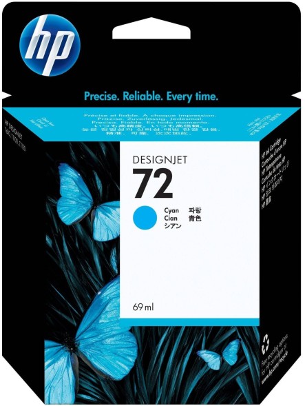 Картридж HP 72 Cyan для DesignJet T1100/Т1100ps/Т610 C9398A