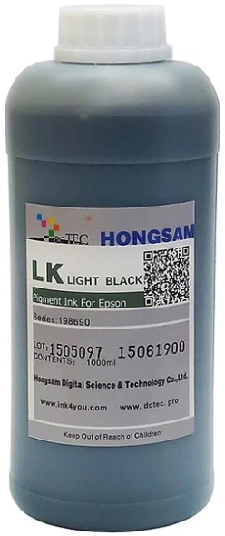 Чернила DCTec для Epson 7900 Pigment Light Black (LK) 1000 ml
