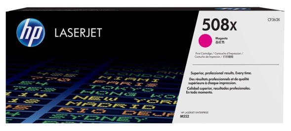 Картридж HP CF363X (508X) Magenta для Color LaserJet Enterprise M552/M553/M577