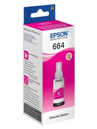 Чернила Epson 664 Magenta для L120/L222/L132/L312 T6643 C13T66434A